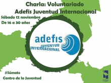 Charla Voluntariado Adefis Juventud Internacional