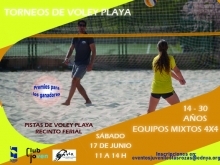 Torneos de voley playa Club Joven