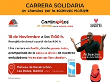 I carrera en chanclas por la esclerosis múltiple