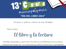 13º Concurso de Marcapáginas “Día del Libro 2024”