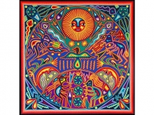 México: Arte huichol. Arte sin artistas. Un viaje a través del arte. Taller Educar Creando