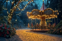 Carrusel navideño