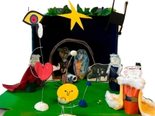 Preparando la Navidad. Un belén en tu maleta. Taller Educar Creando