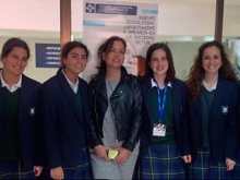 Las alumnas del colegio Orvalle de Las Rozas, ganadoras del IV Torneo Intermunicipal de Debate Escolar