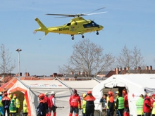 Éxito del simulacro de accidente organizado por el Ayuntamiento para poner a prueba su dispositivo de emergencias