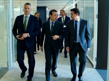 De la Uz visita la central de Tecnología e Innovación de Bankia, situada en Las Rozas
