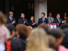 El Ayuntamiento de Las Rozas rinde un “merecidísimo homenaje” a Ignacio Echeverría en el primer aniversario de su asesinato