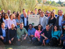 El Ayuntamiento promueve junto a LG y Carrefour la reforestación del entorno del Arroyo de la Retorna