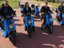 Las Rozas pone en marcha un proyecto pionero de moto-sharing en el Parque Empresarial