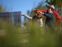 José de la Uz visita los trabajos de reforestación por parte del Ayuntamiento en Monterrozas