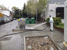 El servicio de limpieza supera las 6.500 intervenciones de desinfección desde el inicio de la crisis sanitaria