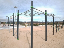 Abierta la zona de deportes urbanos de El Cantizal, con pistas de parkour, calistenia, chase-tag, slackline y multideporte