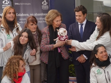 La Reina Doña Sofía visita el Centro Municipal de Protección Animal de Las Rozas