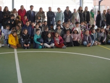 Nueva cubierta de la pista deportiva del CEIP Fernando de los Ríos