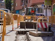 Comienza la renovación de aceras en la Avenida Pocito de las Nieves