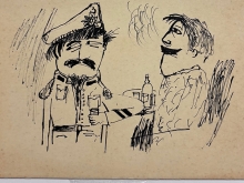 El Ayuntamiento presenta la exposición de los primeros dibujos de Eduardo Arroyo