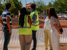 Avanza el proyecto “Parque de La Marazuela y ajardinamiento del bulevar de la calle Acanto”