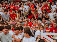 23.000 personas han seguido los partidos del Mundial en la Plaza de España de Las Rozas